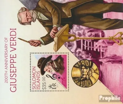 Produktbild von Briefmarken Salomoninseln 2013 Mi Block 218 (kompl. Ausg.) postfrisch Giuseppe Verdi