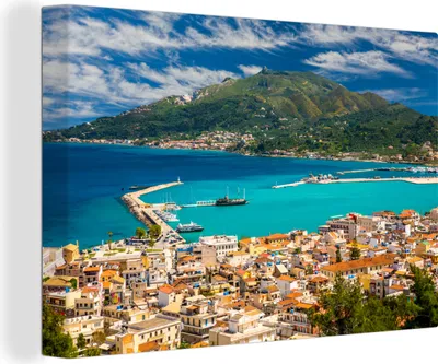 Obrázok produktu pre OneMillionCanvasses® - Plátno na stenu - 140x90 cm, Pobrežie Zakynthos, nástenné umenie, tlač nástenných dekorácií