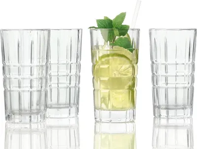 Produktbild von LEONARDO 22759 Spiritii Longdrinkbecher, 260 ml, Teqton-Glas, klar (4 Stück)