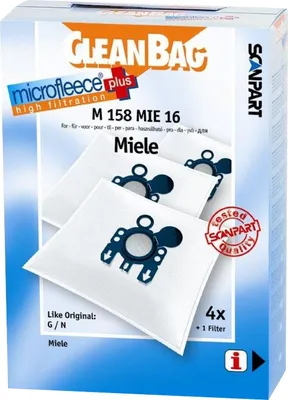 Image de Sacs à poussière Microfleece+ Miele G/H/N 4+1