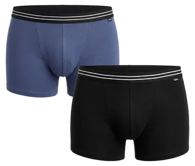 Imagen del producto de DIM - Paquete de 2 boxers para hombre, confeccionados en algodón elástico, modelo D6578