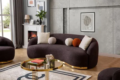 Produktbild von Stil Wohnzimmer Set Couchen Designer Sofagarnitur 4+3+1 Sitz Möbel