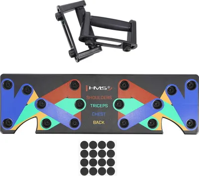 Image de Pu10 Black Multifunctional Push-Up Board Hms