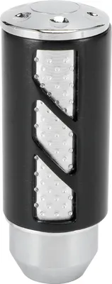 Immagine prodotto di Pomello del cambio Universal Gear Shifter Headball in lega di alluminio con 3 adattatori per CarBlack