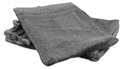 Productafbeelding van Gözze - Set van 4 washandjes, Berlin, 100% katoen, 17 x 24 cm - Anthraciet