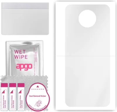 Produktbild von apgo Rückseite Schutzfolie, klar, kompatibel mit Nokia G10, Hinten Hydrogel-Displayschutzfolie mit Positionierhilfe, kratzfest, einfache Montage
