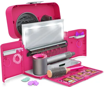 Produktbild von Casdon Haarstyling-Koffer - Spielzeug Stylingcase mit Spiegel und Zubehör