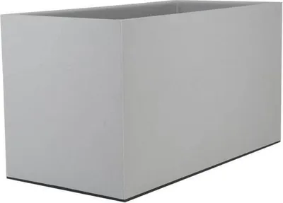 Image de Jardinière Rectangulaire RIVIERA, 59x29,5x33,5 cm, Granit Stone, Polypropylène Recyclable, 33 L