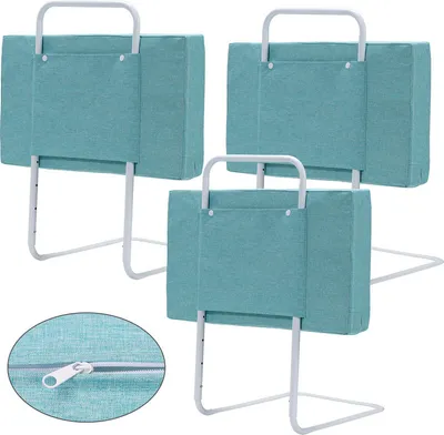 Zdjęcie produktu dla Barierka do łóżka Barierka do łóżka 50 cm Barierka do łóżka z regulacją wysokości Barierka do łóżka zabezpieczająca przed upadkiem, 40-60 cm Regulowana rura stalowa, 4 szt. zielona