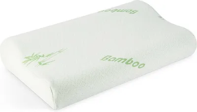 Immagine prodotto di Bewello® - Cuscino ergonomico contro i dolori cervicali - Cuscino 50x30cm - con fodera - Cuscino ergonomico per dormire in schiuma di memoria a freddo