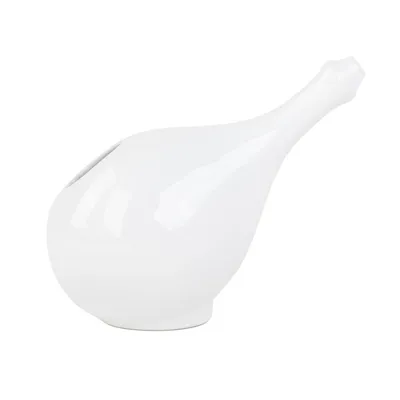 Produktbild von Nasenspülkännchen Neti Pot XL aus Keramik, Weiß, 400 ml Füllmenge