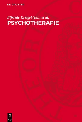 Produktbild von Psychotherapie