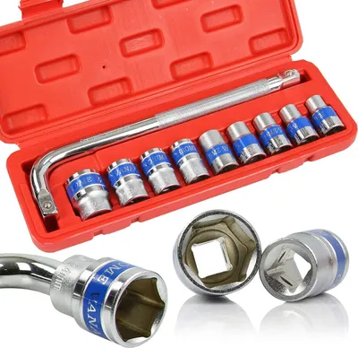 Obrázek produktu pro Sada nástrčných klíčů 1/2" 10-24mm 10ks 14345