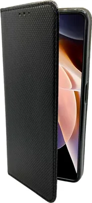 Produktbild von Buch Tasche "Smart" kompatibel mit XIAOMI REDMI NOTE 11 PRO 4G / 5G Hülle mit Standfunktion, Kartenfach Schwarz