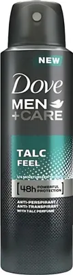 Zdjęcie produktu dla Dove - Dezodorant - Men Care Talc Feel - Delikatna i pielęgnująca ochrona - 150 ml - 1 szt