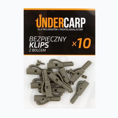 Zdjęcie produktu dla Under Carp - bezpieczny klips z bolcem zielony