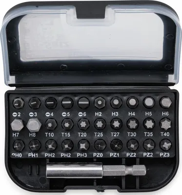 Image de BGS TECHNIC Jeu d'embouts 20820, six pans extérieurs 6,3 mm, 1/4", 31 pièces
