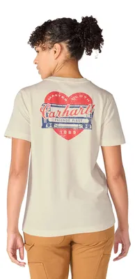 Produktbild von Carhartt 107534 Irvine Relaxed Heritage Heart T-Shirt  Eggshell S