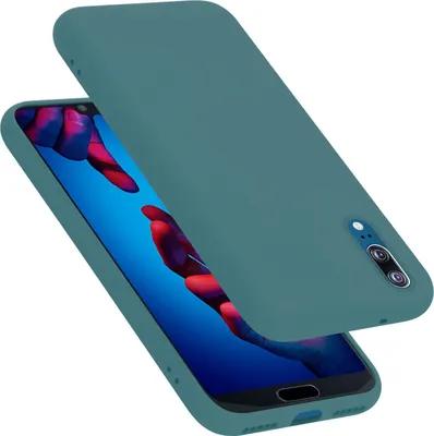 Image de Cadorabo Housse pour Huawei P20 Housse en vert Housse pour téléphone portable Case Cover TPU Etui