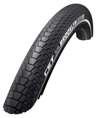 Zdjęcie produktu dla CST Tube Brooklyn 20 x 2.40 62-406 mm czarny z odblaskiem