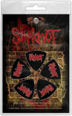 Produktbild von Slipknot Plektren-Set  Logo multicolor Bands, Horror Nylon Standard