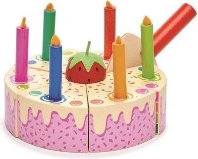 Immagine prodotto di Tender Leaf Toys Geburtstagskuchen Regenbogen (Holz, Kinderspielzeug) 7508282