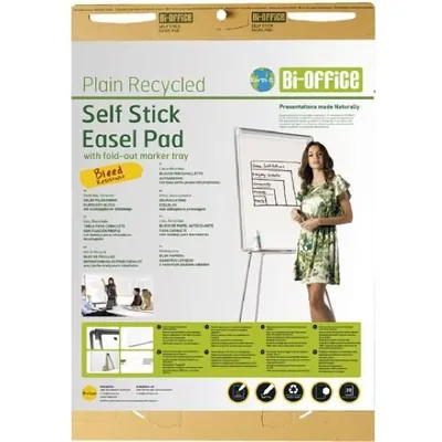 Produktbild von Bi-Office Flipchartblock "Earth" selbstklebend 2 x 30 Blatt