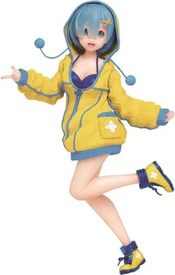 Zdjęcie produktu dla Re:Zero Precious PVC Statue Rem Fluffy Hoodie Ver. Renewal 23 cm