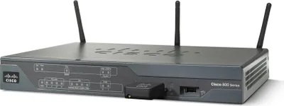 Produktbild von Cisco 881 4G, Ethernet-WAN, Gigabit Ethernet, SIM-Karten-Slot, Schwarz