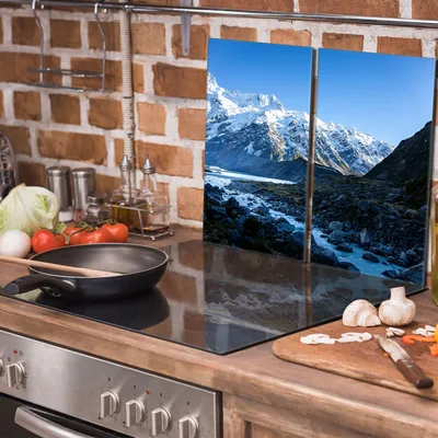 Obrázok produktu pre Ochranný sklenený plech na sporák 2x30x52 Mountains