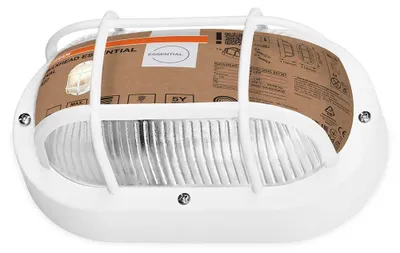 Produktbild von Osram LED Wandleuchte Bulkhead Essential Oval E27 weiß