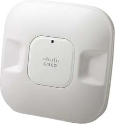 Produktbild von Cisco AIR-LAP1041N-E-K9, 1, 2, 5.5, 6, 9, 11, 12, 18, 24, 36, 48, 54 Mbps, WPA, WPA2, 2.4/5, 10 - 90%, 0 - 40 °C, -30 - 85 °C