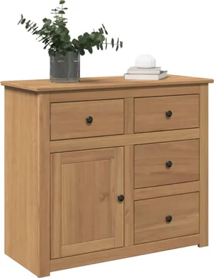 Obrázok produktu pre vidaXL Komoda so zásuvkami PANAMA 93 x 40 x 80 cm z masívneho borovicového dreva