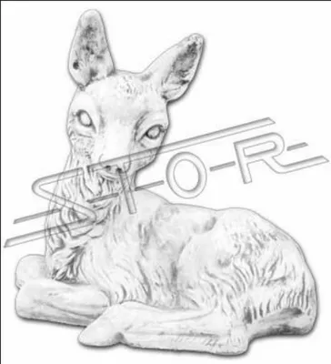 Zdjęcie produktu dla Dekoracja ogrodowa Figurka Bambi Rzeźba Figurki Rzeźby Projektant Figurka 172