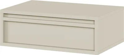 Obrázek produktu pro Selsey Evo - Závěsný noční stolek se zásuvkou, šedobéžový, 50 cm