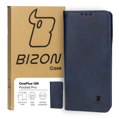Produktbild von Handyhülle mit Klappe für OnePlus 12R, Bizon Case Pocket Pro, Dunkelblau