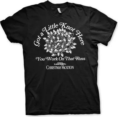 Produktbild von Got a Little Knot Here T-Shirt - Medium - Black