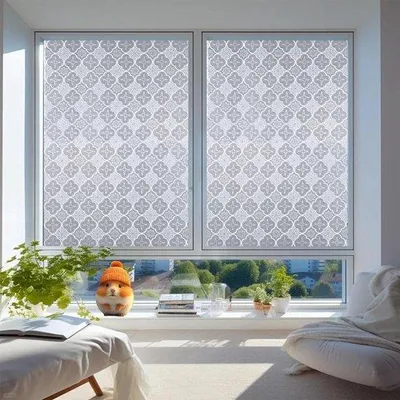 Obrázek produktu pro Statická okenní fólie 80 x 200 cm, 3D Begonia