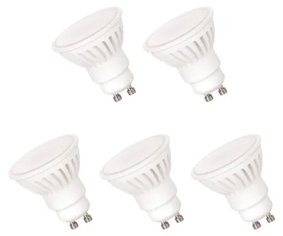 Produktbild von Spectrum GU10 LED Spot Lampe 10W 830lm 3000K Warmweiß 230V 5 Stück