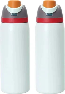 Obrázek produktu pro Láhev na vodu z nerezové oceli s víčkem o objemu 19 oz, modrá, izolovaná, na sport a cestování, Dreamy Field