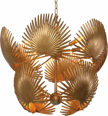 Immagine prodotto di Casa Padrino lampadario in ottone vintage Ø 80 x H. 67 cm - Lampadario per hotel e ristoranti
