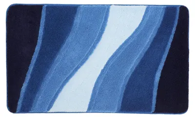 Produktbild von Kleine Wolke Badteppich OCEAN Royalblau 80 x 150 cm
