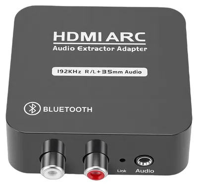 Obrázek produktu pro Adaptér pro extrakci zvuku z kanálu pro zpětný přenos zvuku HD multimediální rozhraní 96kHz převodník digitálního signálu na analogový