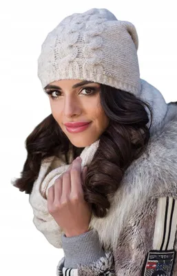 Produktbild von Kamea VIOLETA Damen Wollschal Beige Winter