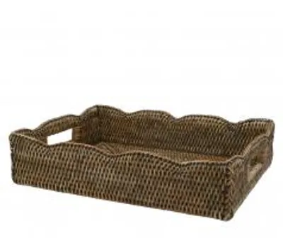 Immagine prodotto di H&H Vassoio Rettangolare In Rattan Cm 40X30Xh9,5
