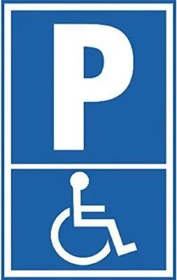 Produktbild von Parkplatz-Schild - PARKEN NUR FÜR ROLLSTUHLFAHRER - 308665 - Gr. 40x25cm