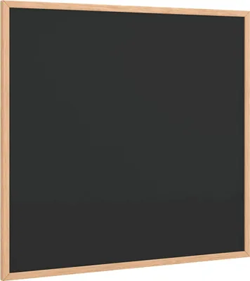 Obrázek produktu pro vidaXL Křídová tabule s rámem z masivního borovicového dřeva černá 60 x 55 cm