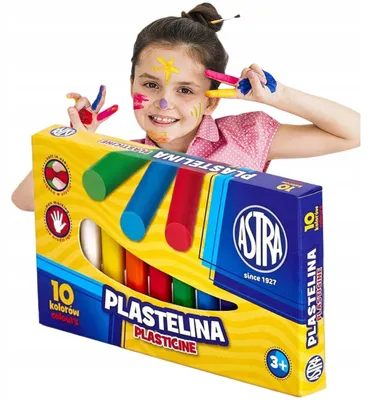 Produktbild von Astra Schul-Knete 10 Farben Kinder Kreativ-Set
