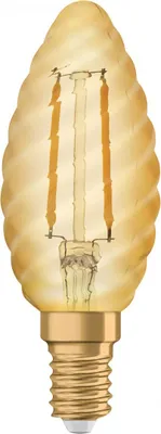 Produktbild von Osram LED Kerzenlampe Vintage 1906 E14 2,5W warmweiß, amber