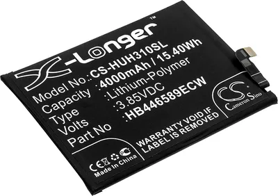 Image de TECHTEK Batterie compatible avec [Huawei] Honor View 30 Pro, Honor View 30 Pro 5G, OXF-AL10, OXF-AL10I, OXF-AN10, OXF-N29 remplace HB446589ECW